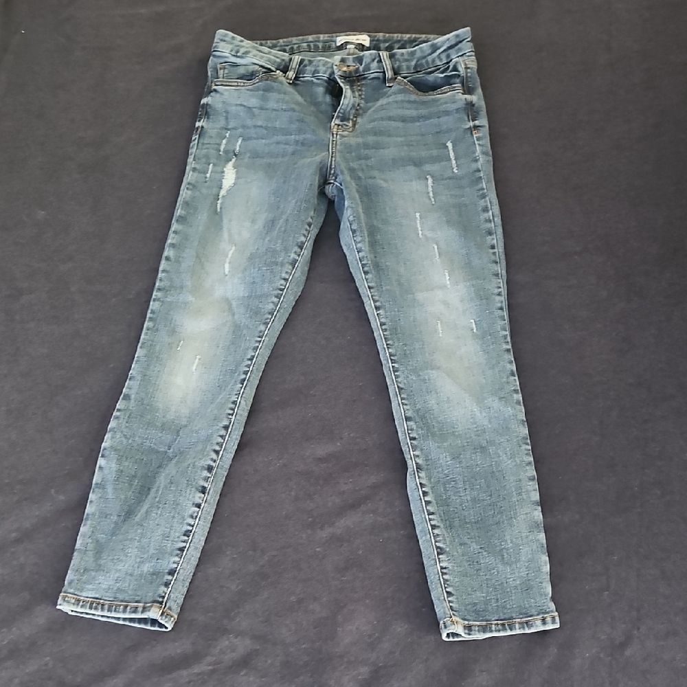 Studio Blue Distressed Skinny Jeans